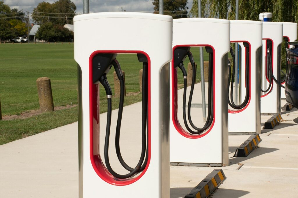 Electric car charger station